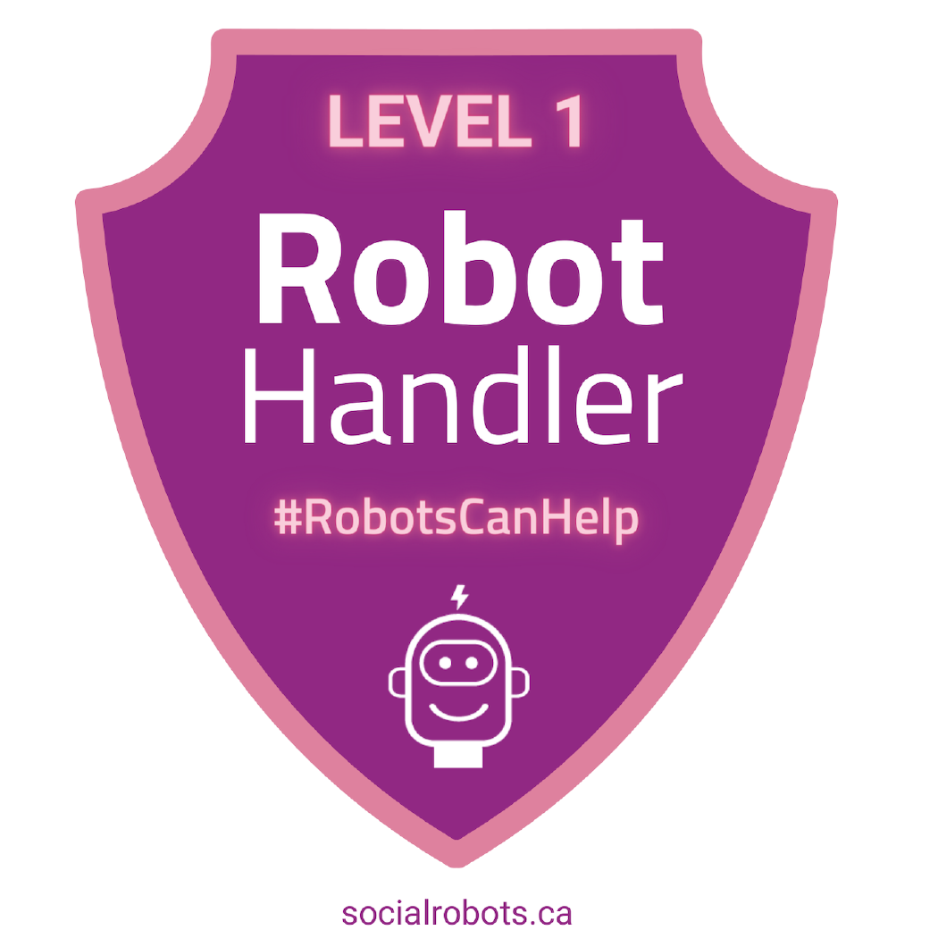Robot Handler badge - level 1